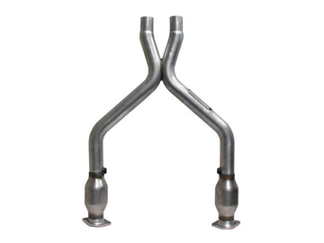 BBK 11-14 Mustang 3.7 V6 Tubo corto medio X con convertidores catalíticos 2-1/2 para cabezales de tubo largo BBK