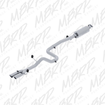 MBRP 14-19 Ford Fiesta ST 1.6L EcoBoost 3 pulgadas doble salida Alum Cat Back