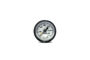 Medidor de presión de combustible Fuelab de 1,5 pulgadas - EFI - Rango 0-120 PSI