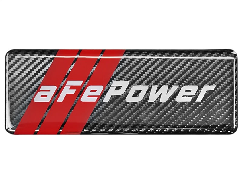 Logotipo de aFe POWER Motorsports Fibra de carbono Urocal 1,86 pulgadas x 5,12 pulgadas