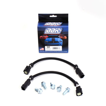 BBK 2015 Mustang GT V6 Extensiones de mazo de cables con sensor de O2 delantero de 6 pines 12 (par) y kit de pernos