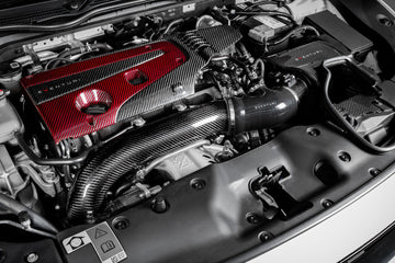 Eventuri Honda FK8 Civic Type R - Tubo de carga de carbono negro