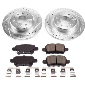 Power Stop 2018 Chevrolet Equinox Kit de freno deportivo trasero Z23 Evolution