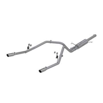 MBRP 2003 Dodge Ram Hemi 1500 5.7L SC/CC-SB Cat Back doble división trasera