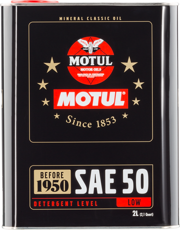 Motul Classic SAE 50 Oil - 2L