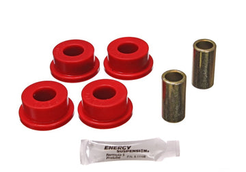 Energy Suspensión 80-98 Ford F-250 4WD/F350 4WD Juego de bujes de grillete de marco delantero rojo