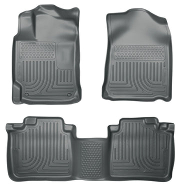 Husky Liners 2012 Toyota Camry WeatherBeater Combo Revestimientos de piso grises