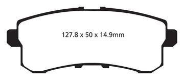EBC 11-13 Infiniti QX56 5.6 Yellowstuff Rear Brake Pads