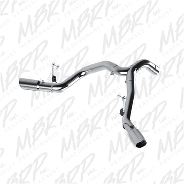 MBRP 13-15 Dodge 25/3500 Cummins 6.7L (Excl. CC/SB) Filtro de 4 pulgadas Back Cool Duals AL (resorte de hojas)