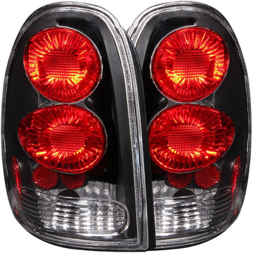 ANZO 1996-2000 Chrysler Voyager luces traseras negras