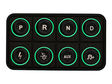 AEM EV 8 Button Keypad CAN Based Programmable Backlighting
