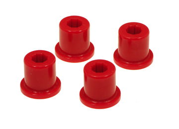 Prothane 76-86 Jeep CJ5/CJ6 Bujes de grillete de marco delantero - Rojo