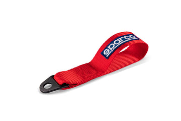 Correa de remolque Sparco FIA Roja