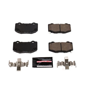 Power Stop 16-19 Cadillac ATS Pastillas de freno traseras Z23 Evolution Sport con hardware