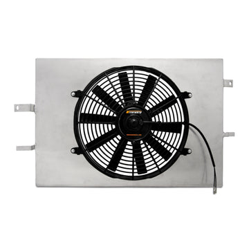 Mishimoto 97-04 Ford Mustang kit de cubierta de ventilador de aluminio (no compatible con vehículos equipados con ABS)