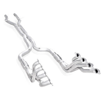 Conectores de sedán Cadillac CTS-V 2016-18 de Stainless Works, primarios de 2 pulgadas, cables cateados de 3 pulgadas hacia X-Pipe