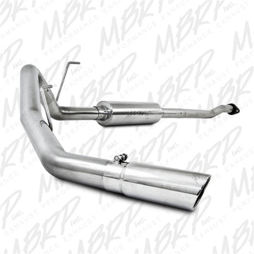 MBRP 2009 Ford F-150 EC-no 8 camas/CC-todas las camas Respaldo de gato de un solo lado