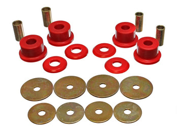 Energy Suspensión 90-94 Mitsubishi Eclipse AWD Juego de bujes de subchasis rojo