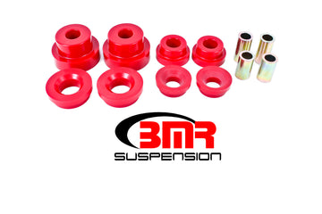 BMR 10-15 5ta generación Camaro Rear Cradle Pro Version Kit de buje completo (poliuretano) - Rojo