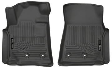 Husky Liners 13-16 Lexus LX570 / 13-16 Toyota Land Cruiser Weatherbeater Revestimientos de piso delantero negros