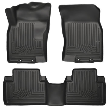 Husky Liners WeatherBeater 14 Nissan Rogue Revestimientos de piso negros para primera y segunda fila