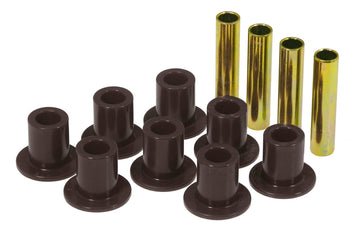 Prothane 87-96 Jeep Bujes de resorte y grillete delantero - Negro