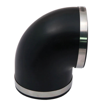 Acoplador Spectre de 4 pulgadas. Codo / 90 Grados (PVC) - Negro