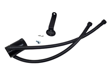 J&amp;L 20-22 Chevy Silverado/GMC Sierra 2500/3500 6.6L Separador de aceite del lado del conductor 3.0 - Anodi negro