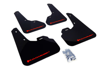 Rally Armor 10-13 Mazda3/Speed3 Guardabarros negro UR con logotipo rojo
