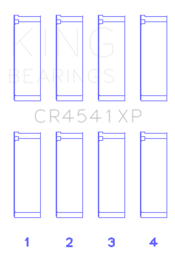 King Engine Bearings Honda F23 Performance Rod Bearing Set - Size STD