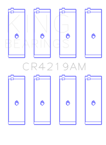 King Engine Bearings Toyota 1RZ (Size 0.25) Connecting Rod Bearing Set