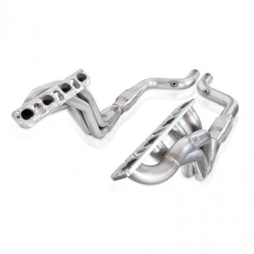 Acero inoxidable Works 2015-18 Cabezales Hemi Primarios de 2 pulgadas Gatos de alto flujo de 3 pulgadas
