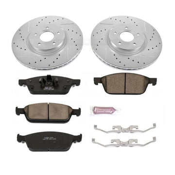 Power Stop 13-19 Ford Escape Kit de freno deportivo delantero Z23 Evolution