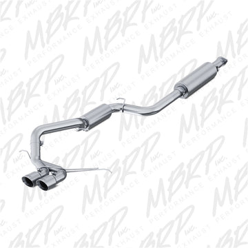 MBRP 13-14 Ford Focus ST 2.0L EcoBoost salida central dual AL 3 pulgadas trasera de gato