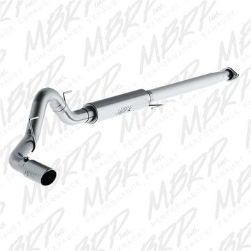 MBRP 2015 Ford F-150 2.7L / 3.5L EcoBoost Sistema de escape T304 de un solo lado con respaldo de gato de 4 pulgadas