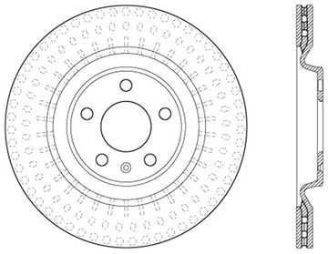 StopTech Power Slot 12-13 Audi A6 Quattro/11-12 A7 Quattro / 10-13 S4 Rear Left Slotted Rotor