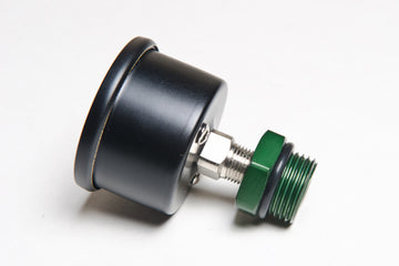 Radium Engineering Medidor de presión de combustible de 0-100 PSI con adaptador 8AN