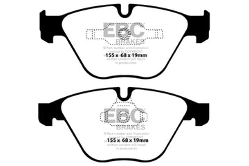 EBC 11+ BMW Z4 3.0 Twin Turbo iS (E89) Pastillas de freno delanteras Redstuff