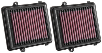 K&amp;N 16-17 Honda CRF1000L Africa Twin 998 Filtro de aire de repuesto (2 por caja)