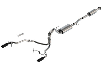 Borla F-150 2021 2.7L/3.5L 4dr CC SB EC STB Lar/KingR/Plnm/LTD 3/2.25 SRE CB Touring BLK CHR Consejos