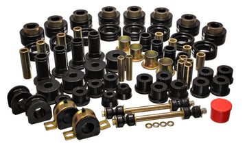Suspensión energética 94-01 Dodge Ram 1500 2WD / 94-02 Ram 2500/3500 2WD Buje maestro Hyper-flex negro