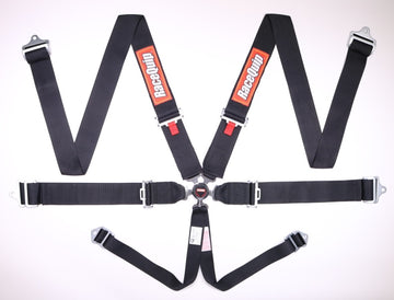 RaceQuip Cinturón de seguridad de regazo negro SFI CAMLOCK 6pt PD