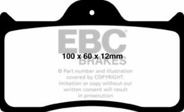 Pastillas de freno de alto rendimiento EBC Brakes Yellowstuff