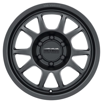 Method MR702 17x8.5 0mm Offset 6x135 87mm CB Rueda negra mate