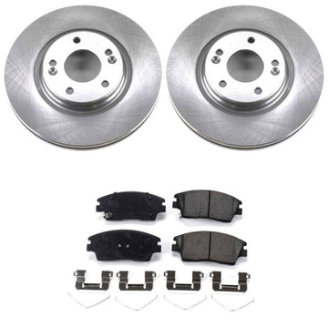 Power Stop 17-19 Hyundai Elantra Kit de freno delantero autoespecializado