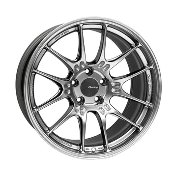 Rueda Enkei GTC02 18x9.5 5x114.3 15mm Offset 75mm Diámetro Hyper Silver
