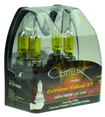 Bombilla Hella Optilux HB4 9006 12V/55W XY Xenón Amarillo