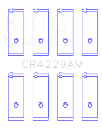 King Engine Bearings Toyota 1E/2E (1.3L) (Size STD) Performance Rod Bearing Set