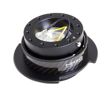 Kit de liberación rápida NRG Gen 2.5 - Negro / Anillo CF