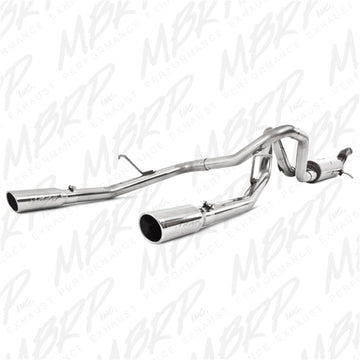 MBRP 09-11 Chev/GMC Colorado/Canyon 5.3L V8 EC/CC-SB Cat Back salida trasera doble dividida T409
